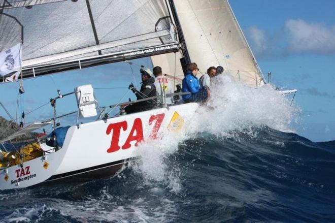 Bernie Evan-Wong's Antiguan Reichel Pugh 37, Taz at St Barths © RORC / Tim Wright